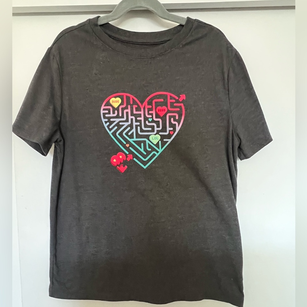 Boys Cat & Jack Valentines Day Maze Tee